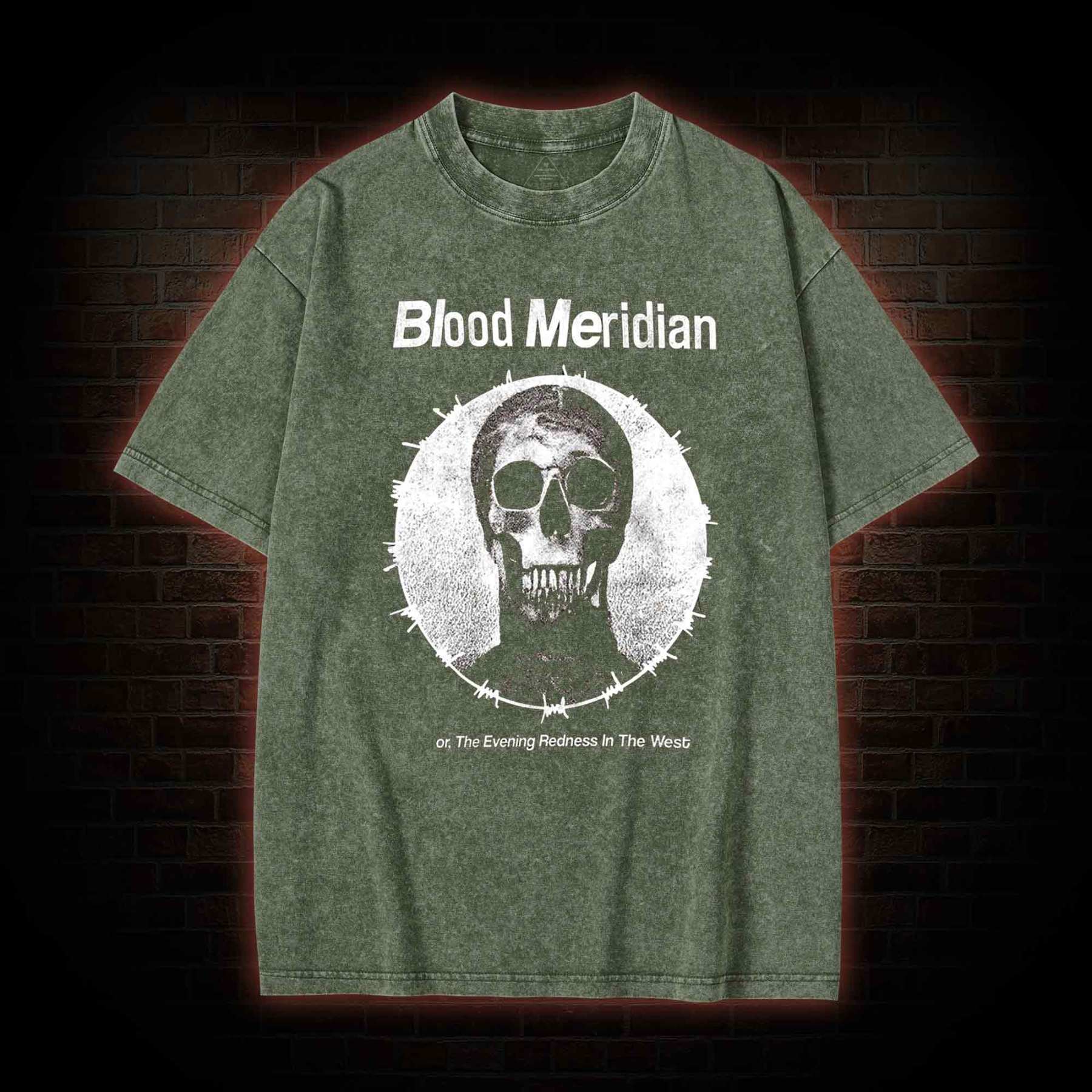 The Evening Redness in the West Washed T-shirt