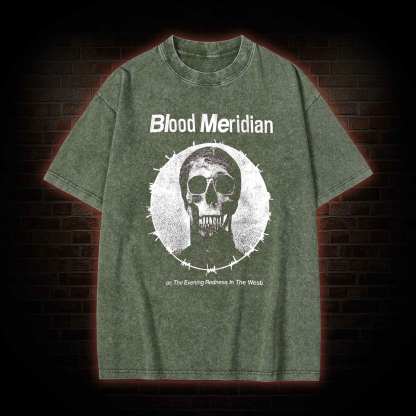 The Evening Redness in the West Washed T-shirt