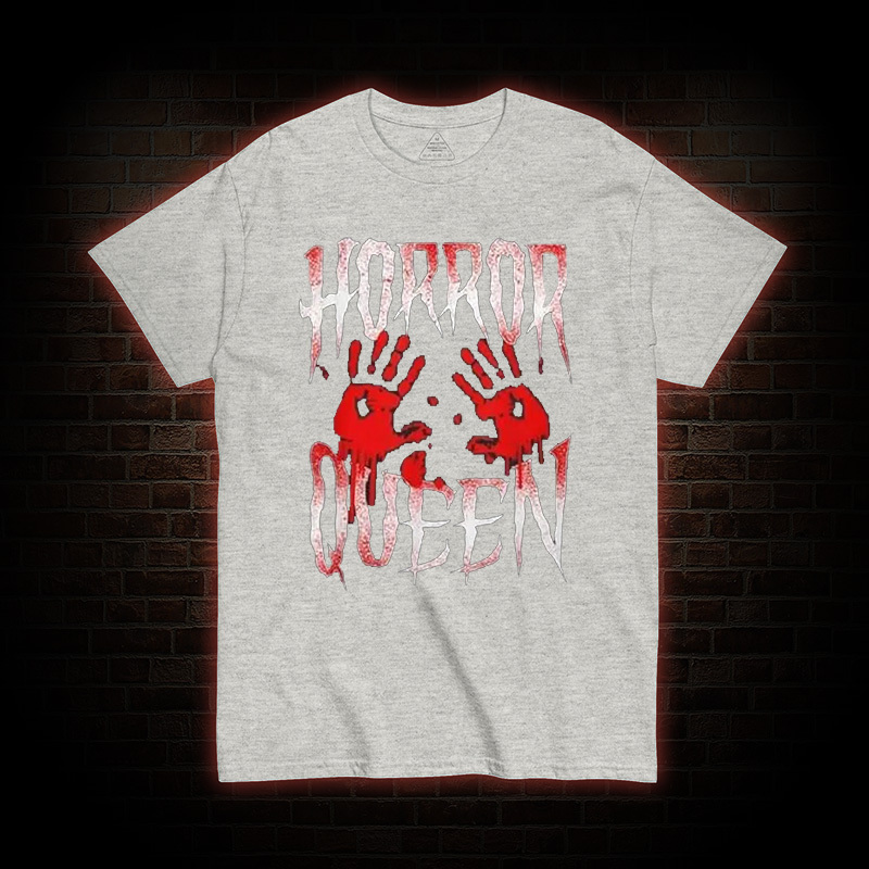 Horror Movie Blood Hand Queen Scary T-Shirt