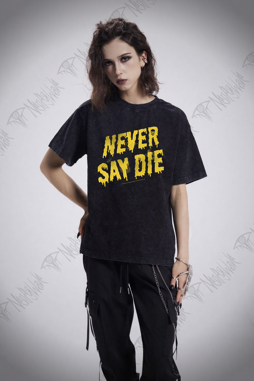 Never Say Die Washed T-shirt