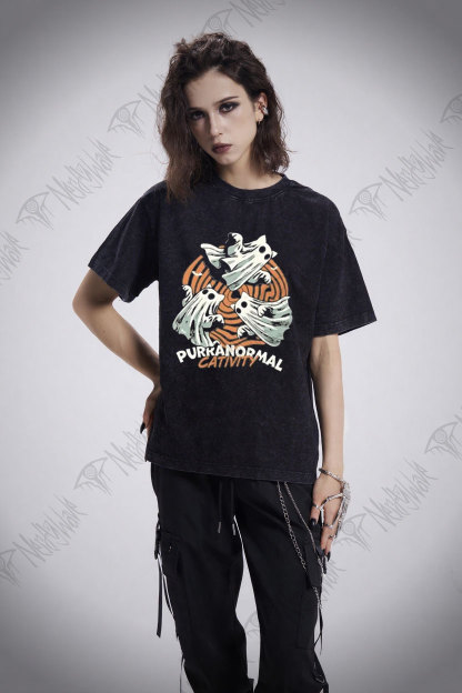 Ghost Hunting Washed T-shirt