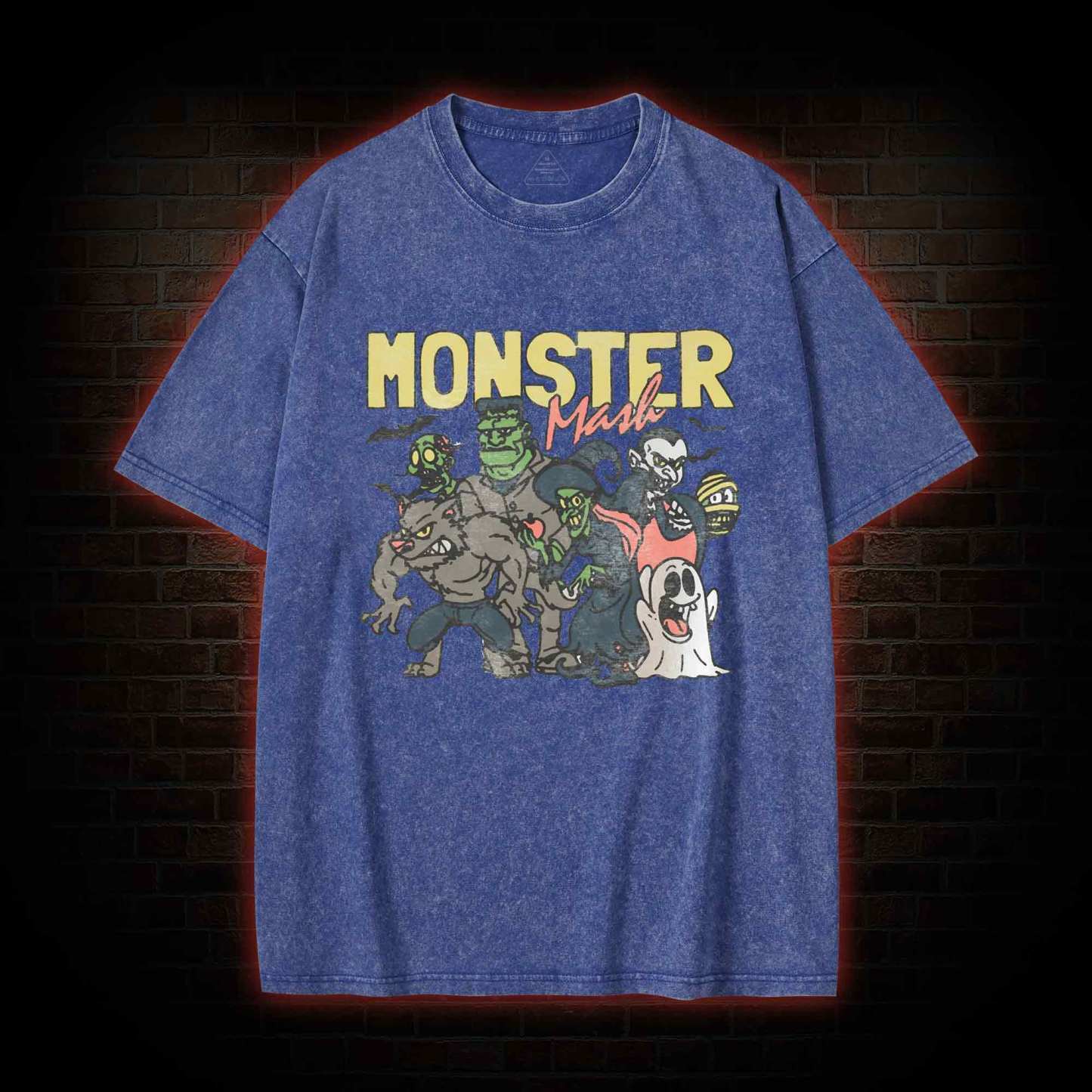 Ghost Halloween Washed T-shirt