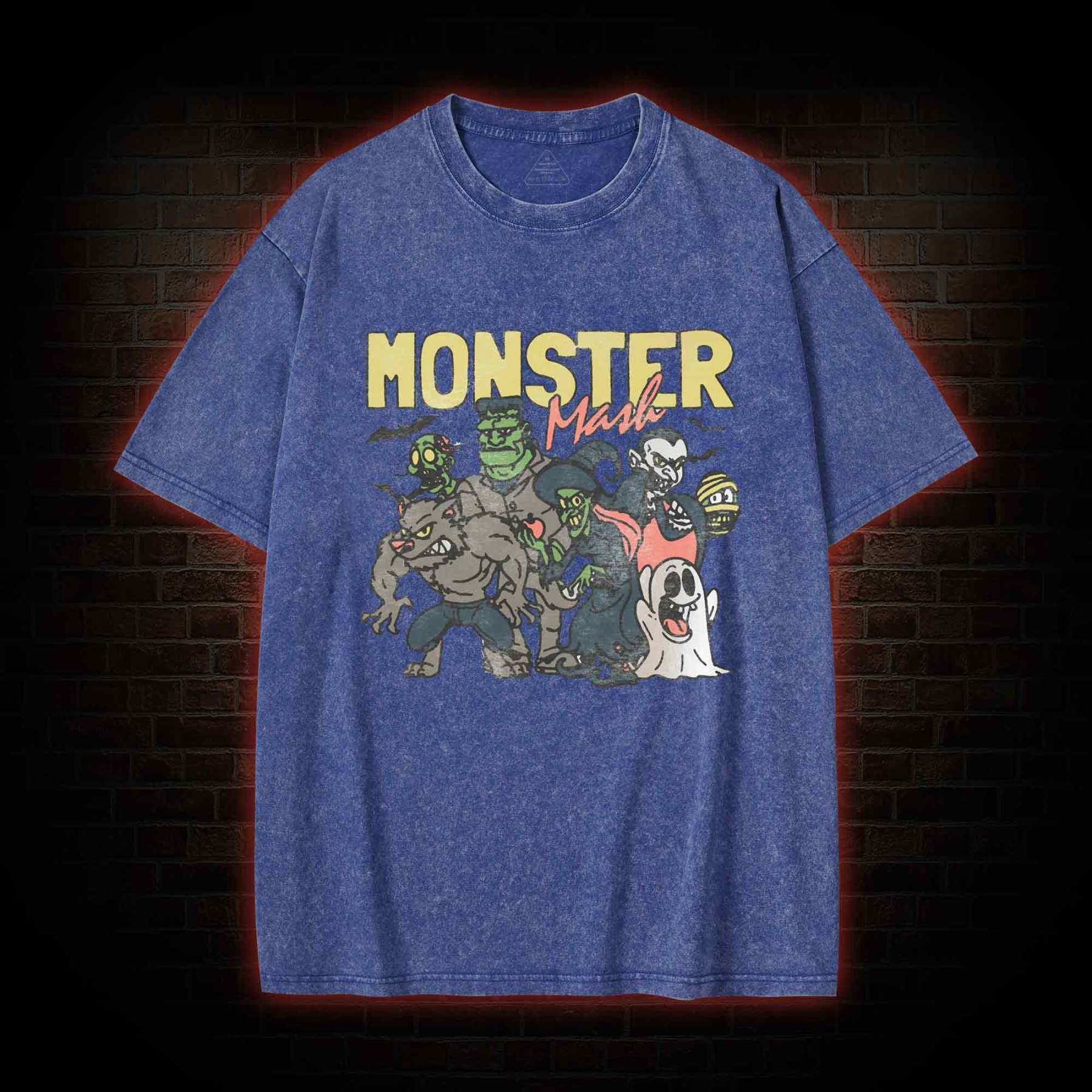 Ghost Halloween Washed T-shirt