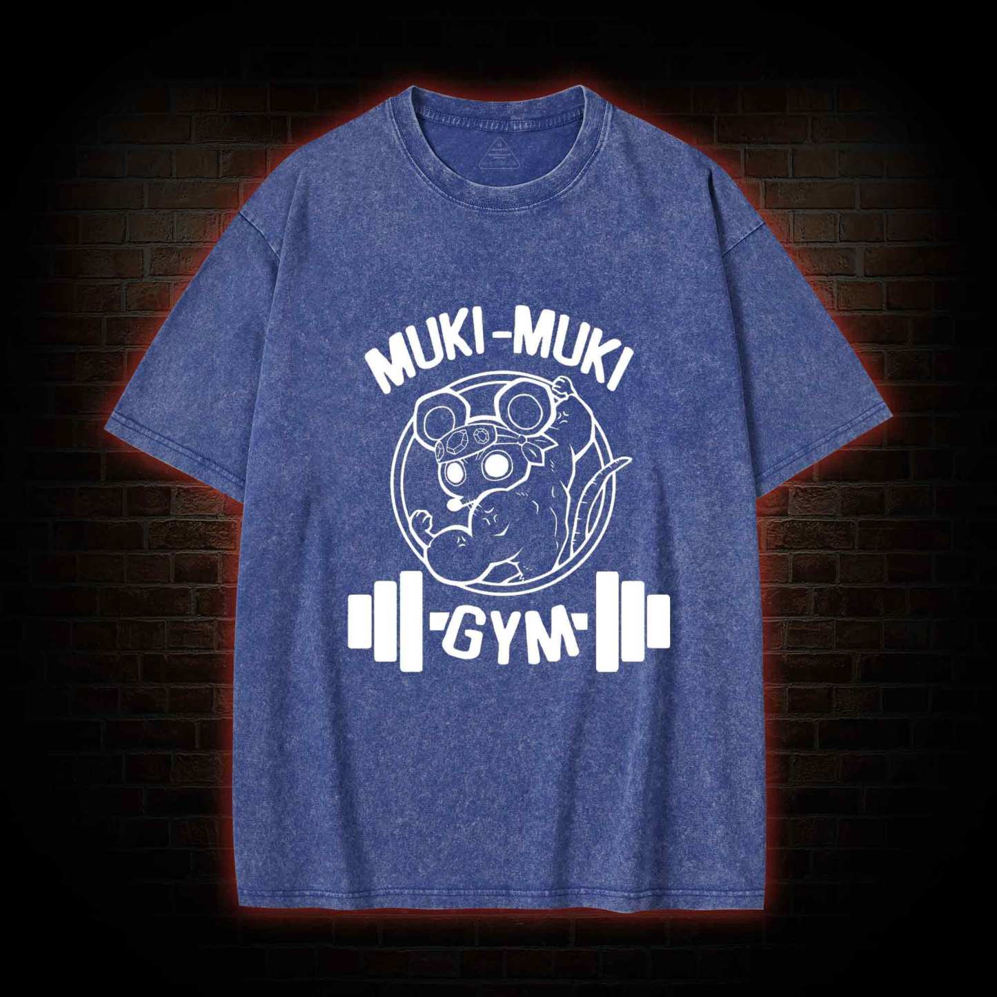 Mouse Workout Washed T-shirt