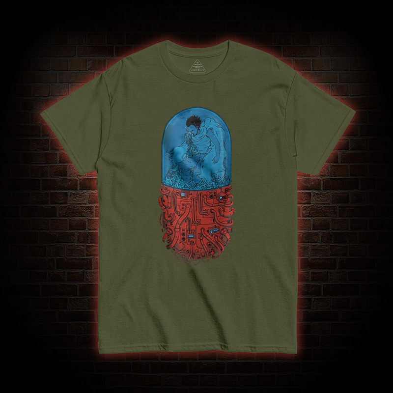 Tetsuo Neo-tokyo 80's Sci-fi Movie T-shirt