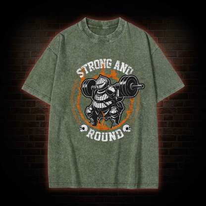 Strong and Round Washed T-shirt