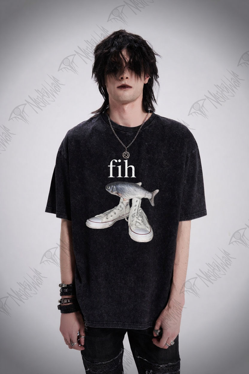 Funny Fish Washed T-shirt