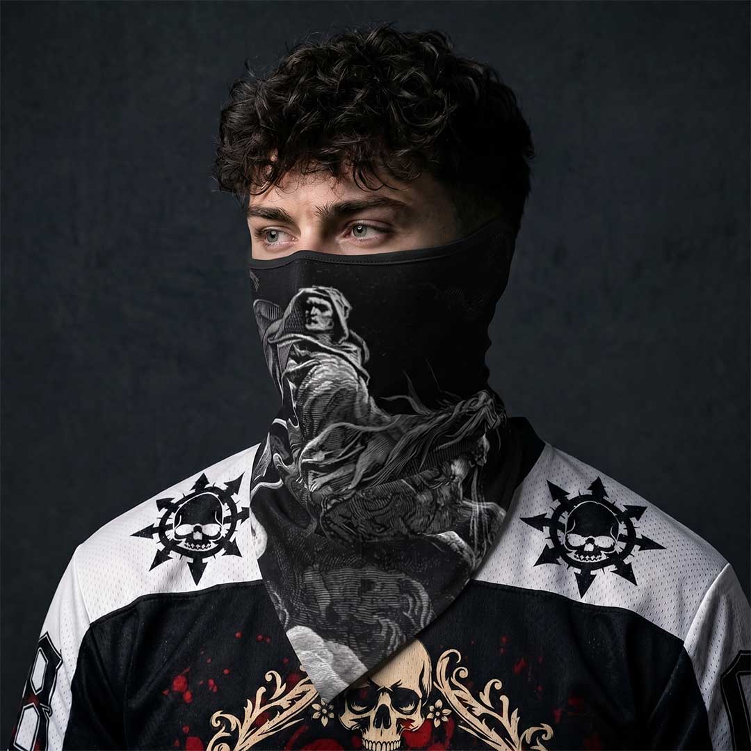 Death on the Pale Horse Mesh Neck Gaiter