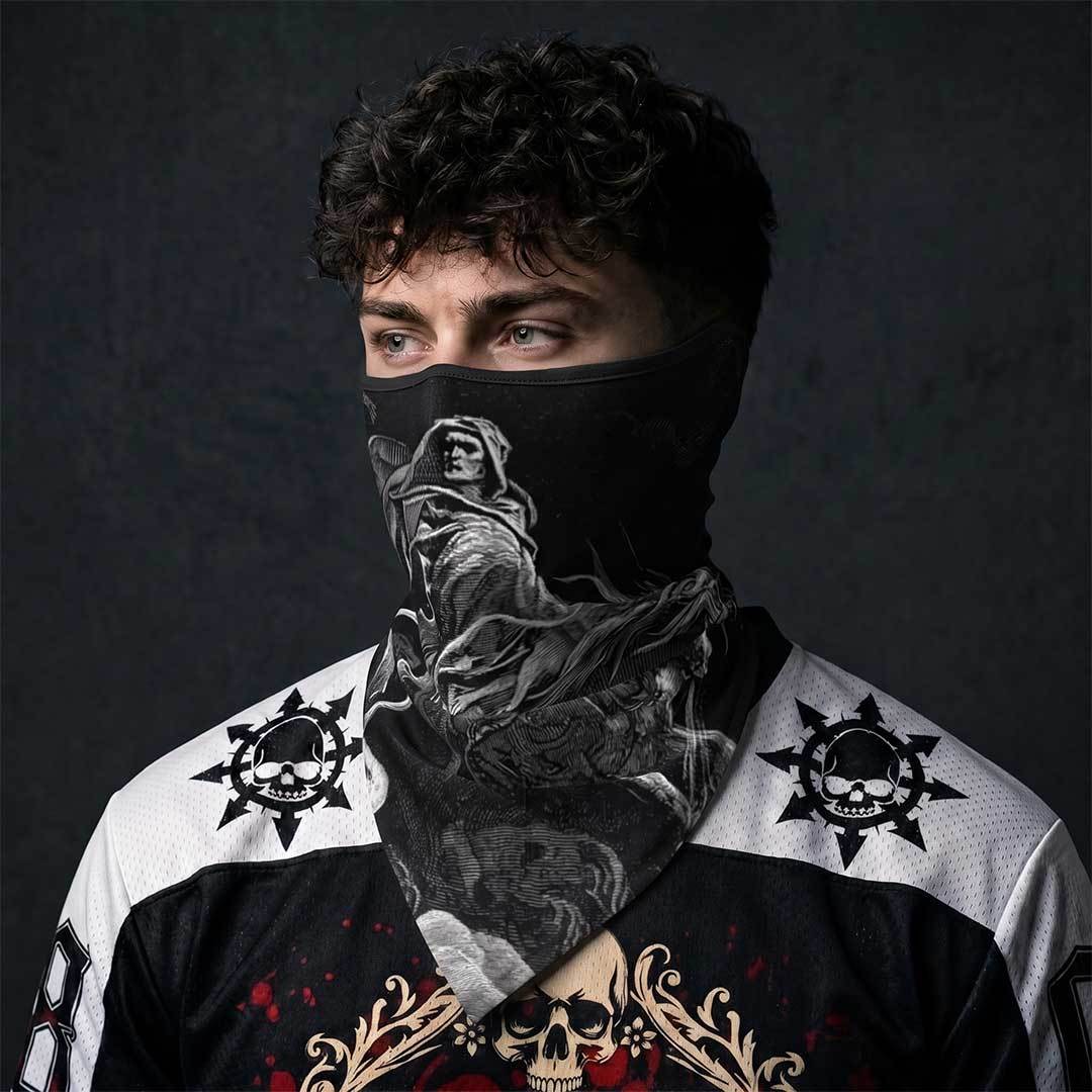 Death on the Pale Horse Mesh Neck Gaiter