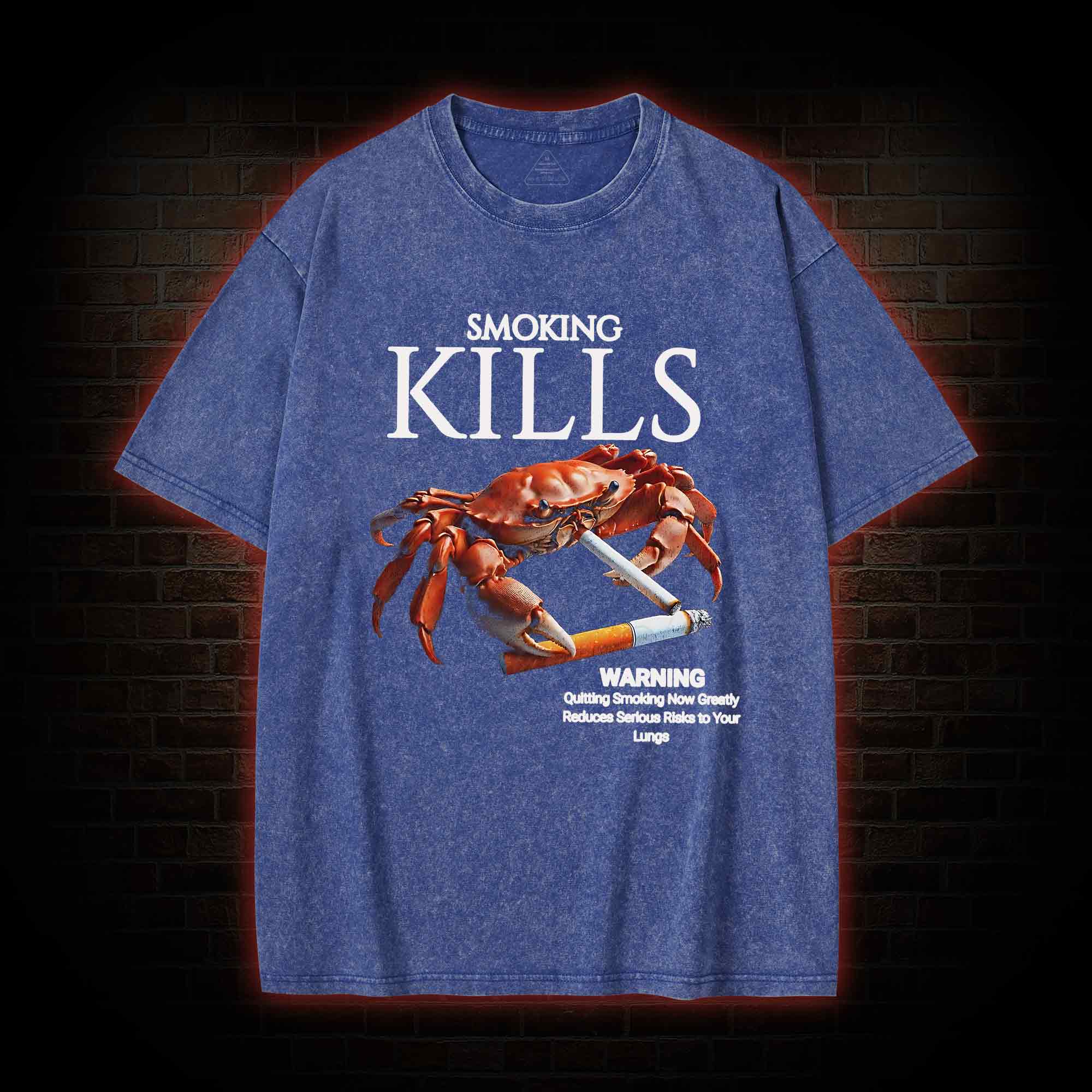 Kills Smoking Crab Washed T-shirt
