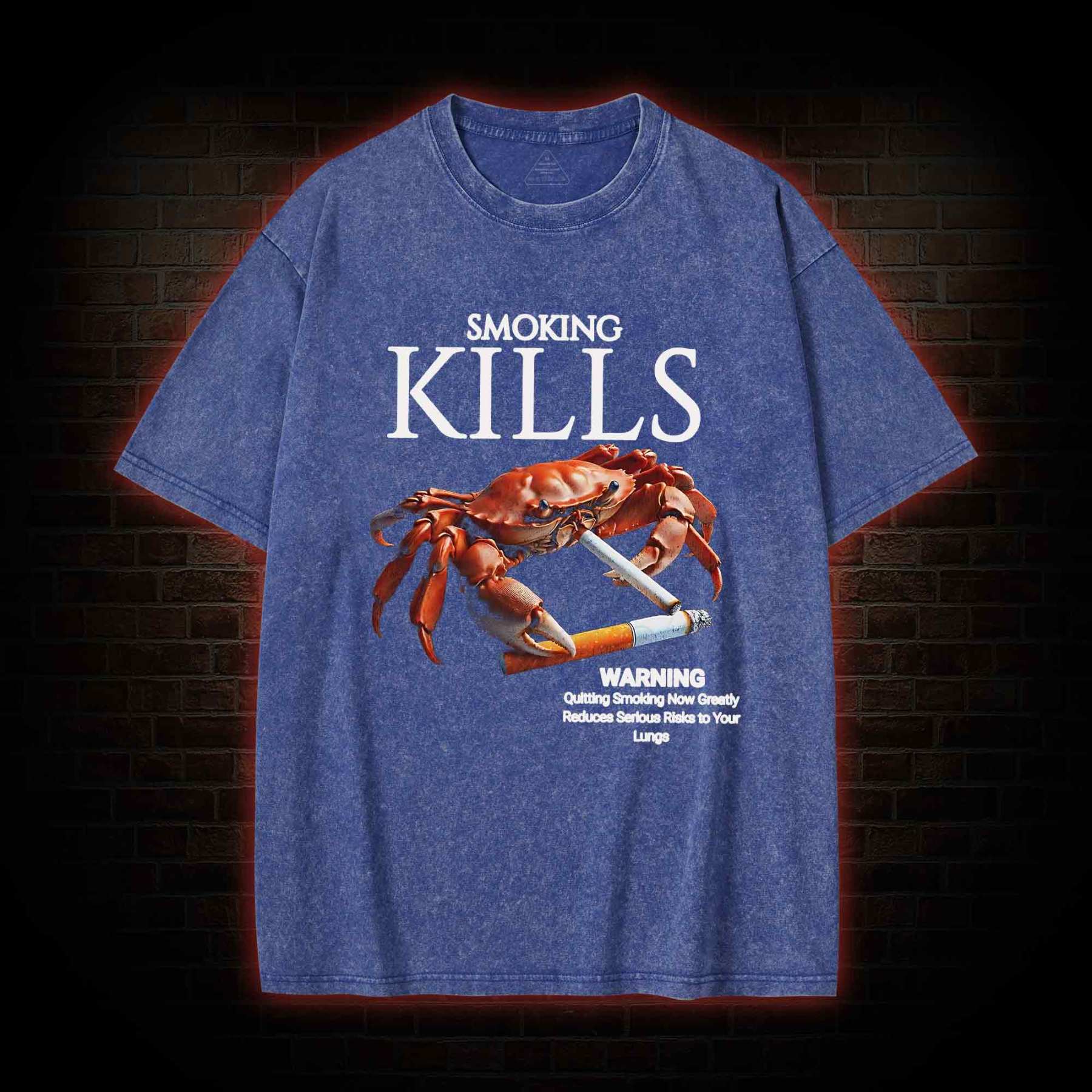 Kills Smoking Crab Washed T-shirt