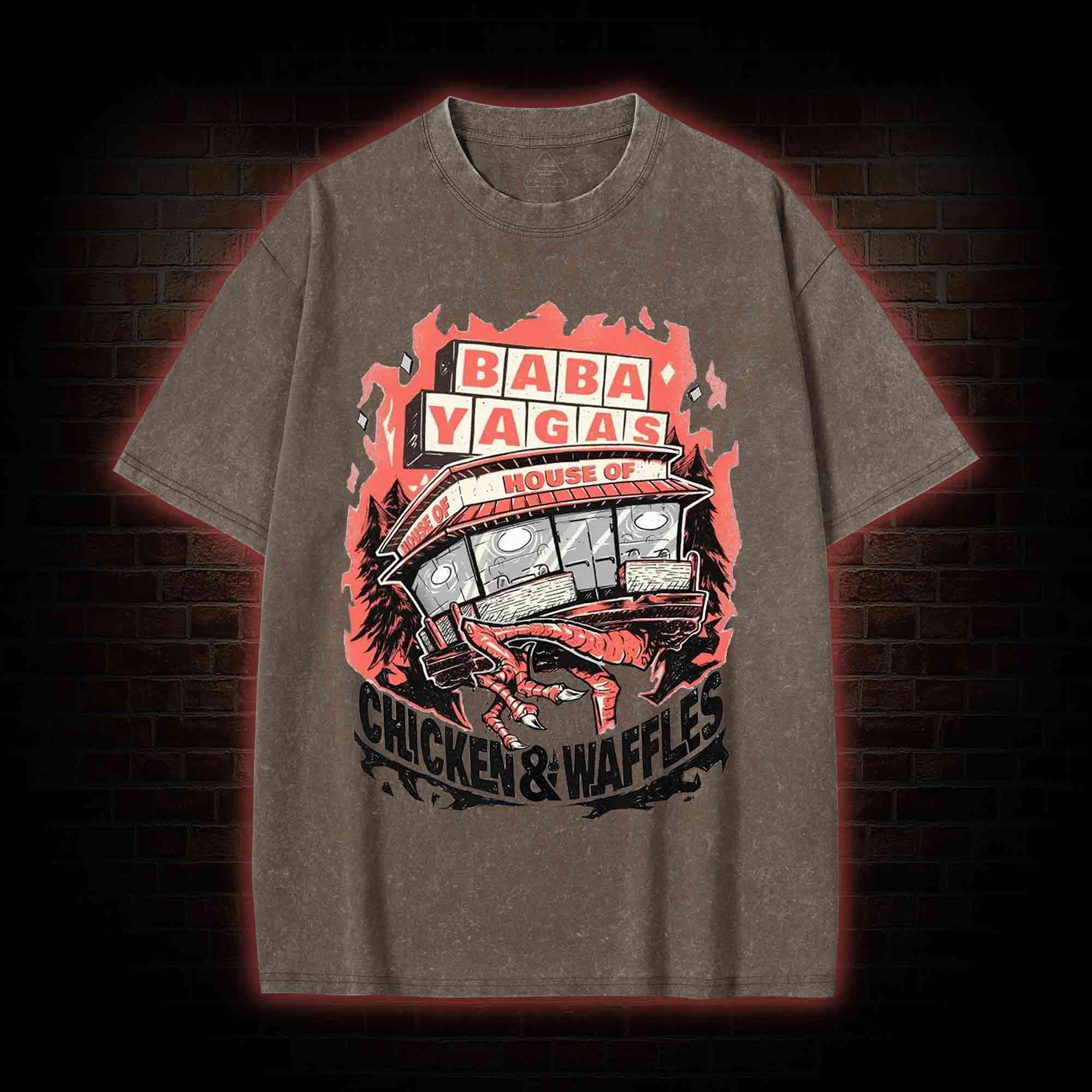 Chicken&Waffles Washed T-shirt