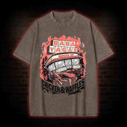 Chicken&Waffles Washed T-shirt