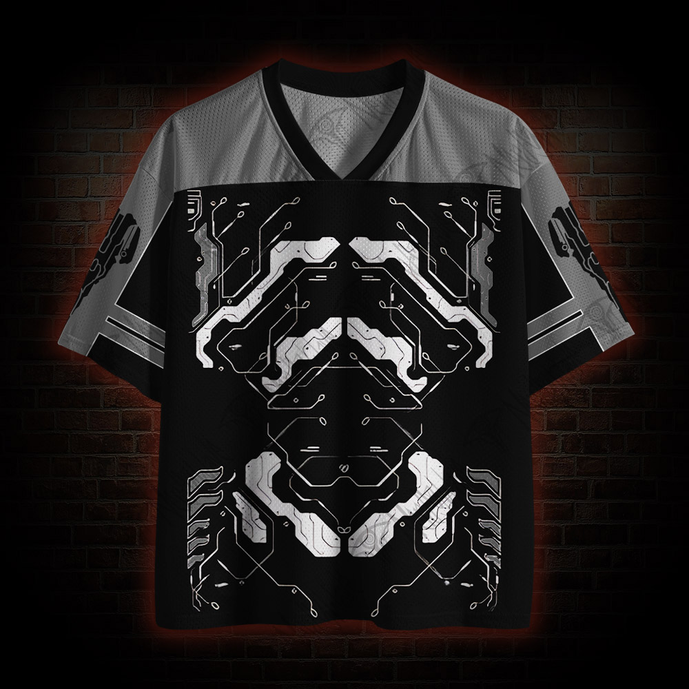Mechanical Skeleton Mesh Jersey