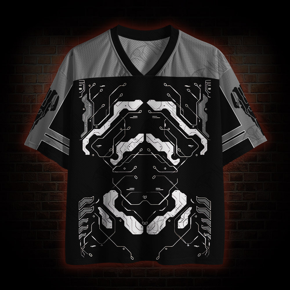 Mechanical Skeleton Mesh Jersey
