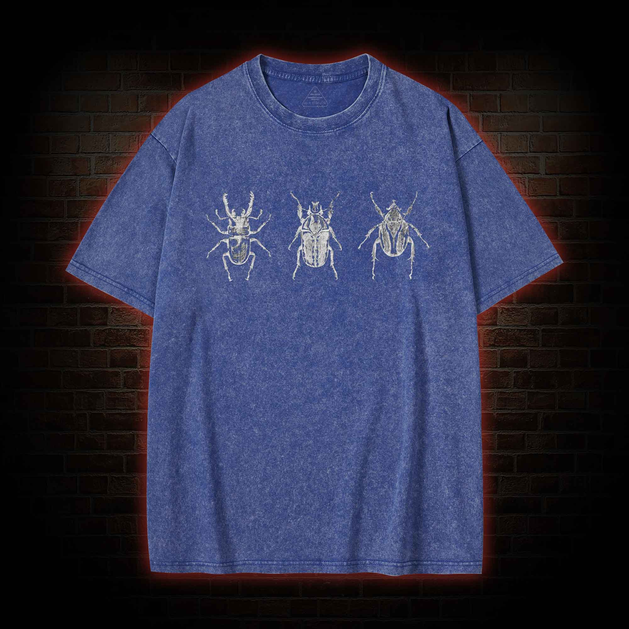 Distressed Beetle Washed T-shirt