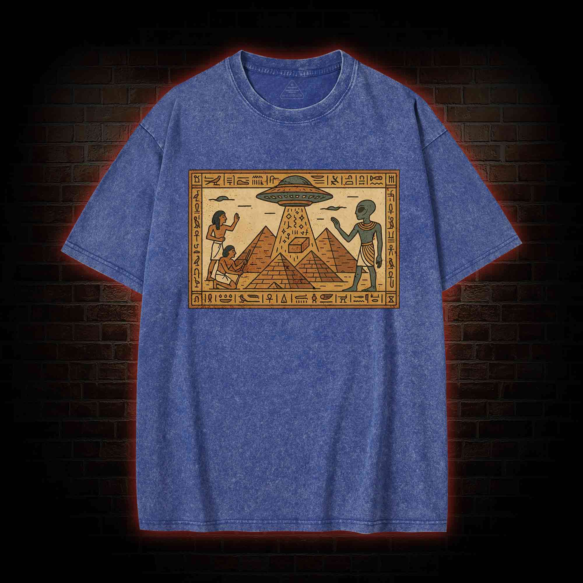 Ancient Aliens Washed T-shirt