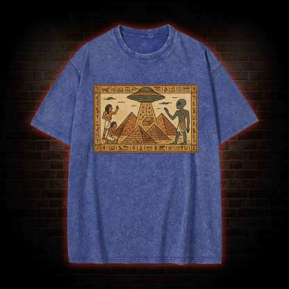 Ancient Aliens Washed T-shirt