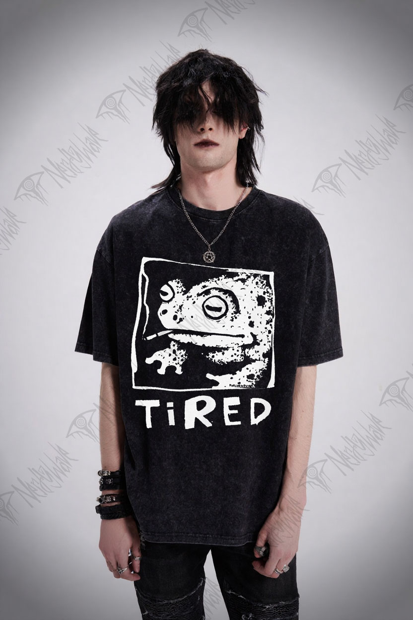 Tired Frog Washed T-shirt