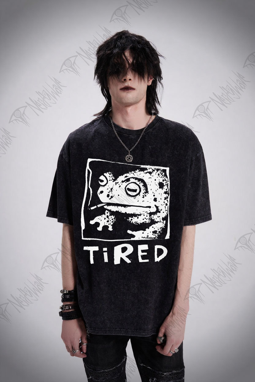 Tired Frog Washed T-shirt