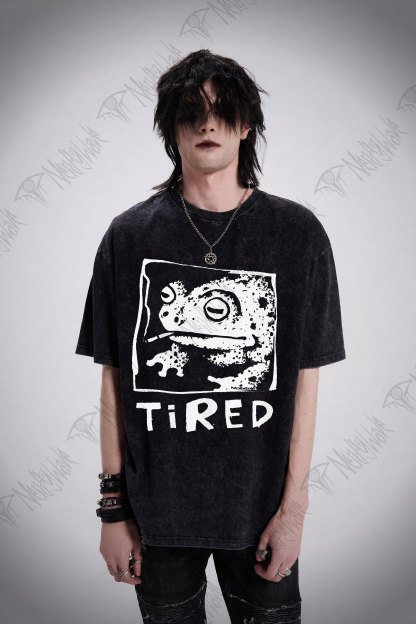 Tired Frog Washed T-shirt