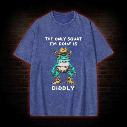 Cowboy Frog Washed T-shirt