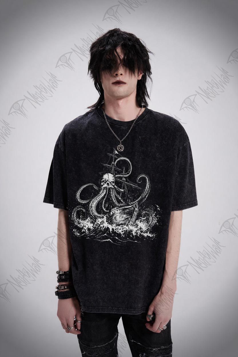 Octopus Washed T-shirt