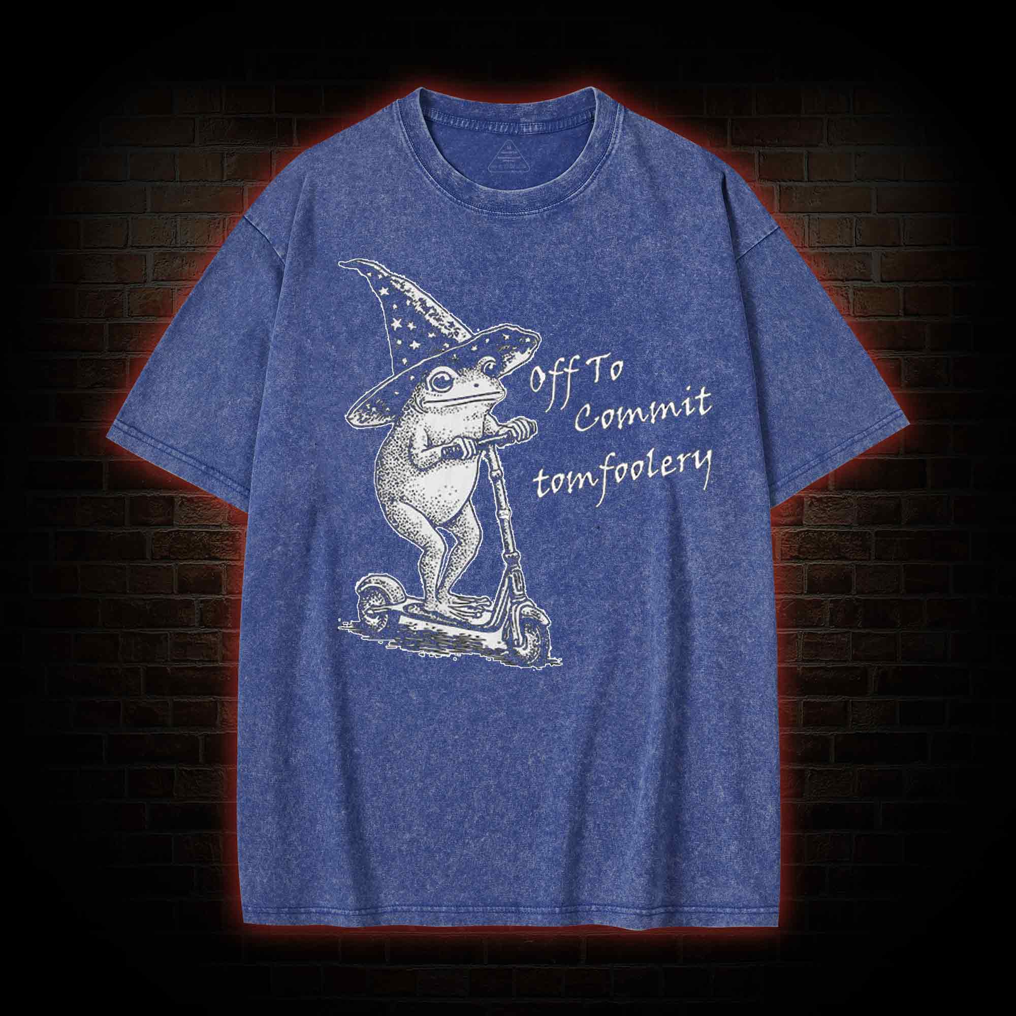 Off to Commit Tomfoolery Washed T-shirt