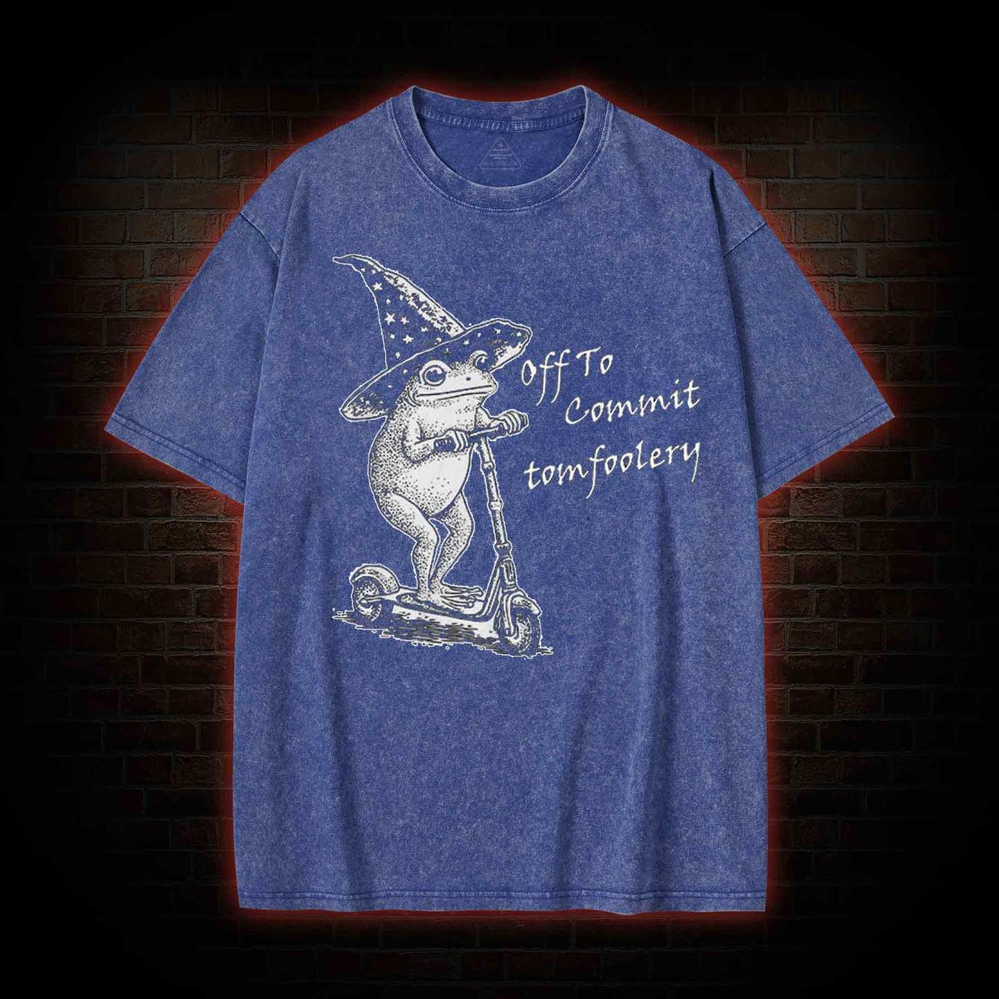 Off to Commit Tomfoolery Washed T-shirt