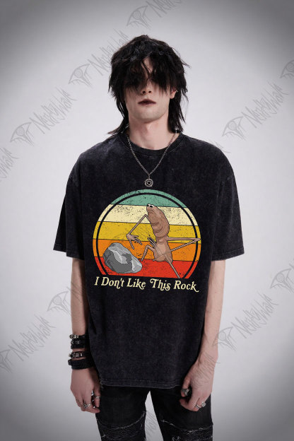 The Worm Funny Washed T-shirt