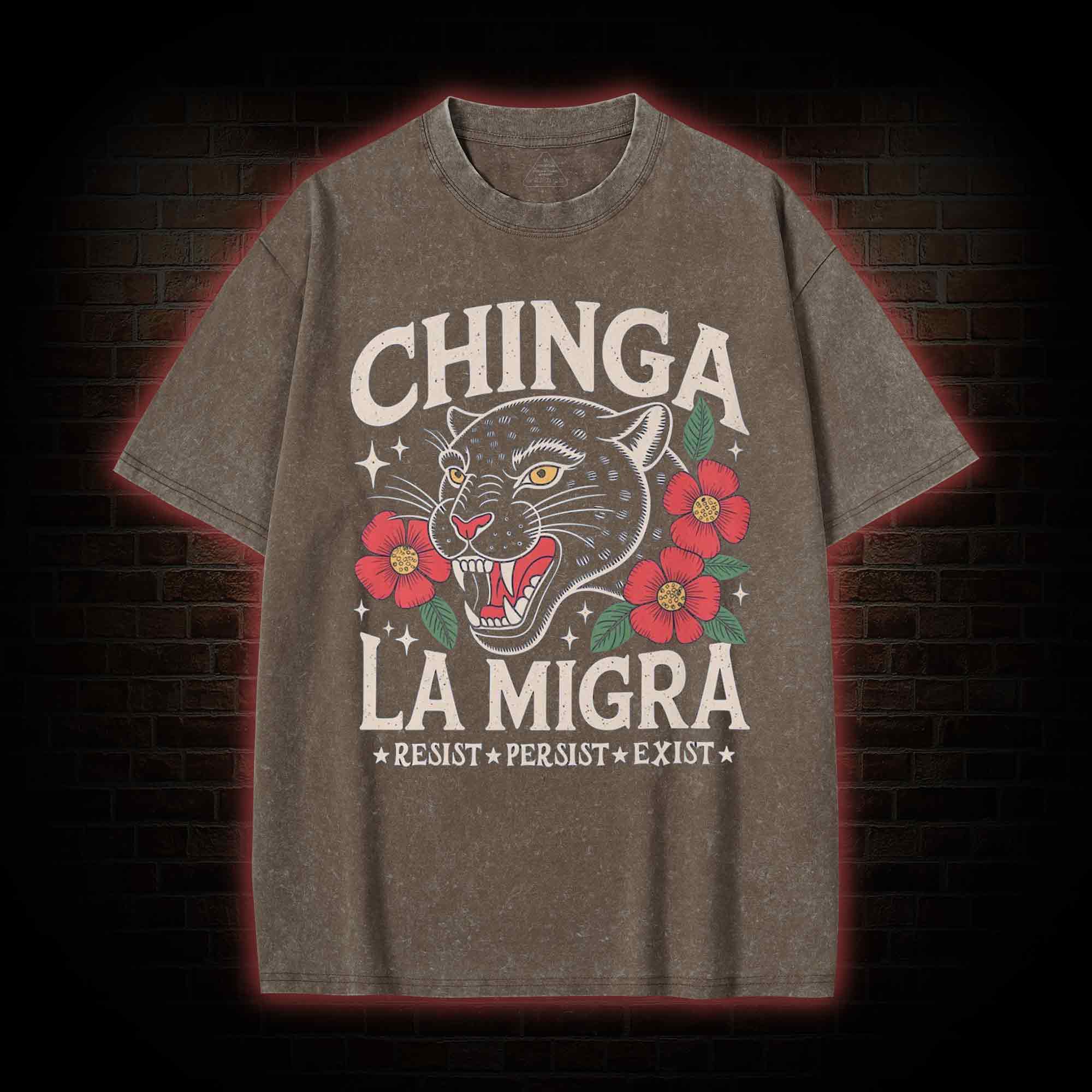 Persist Exist Washed T-shirt