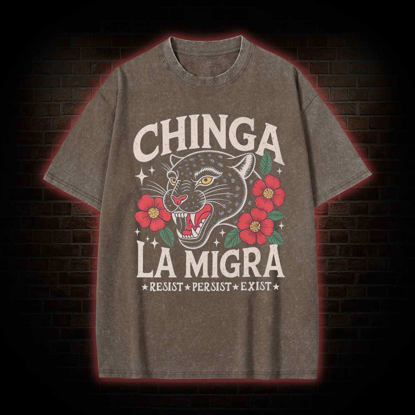 Persist Exist Washed T-shirt