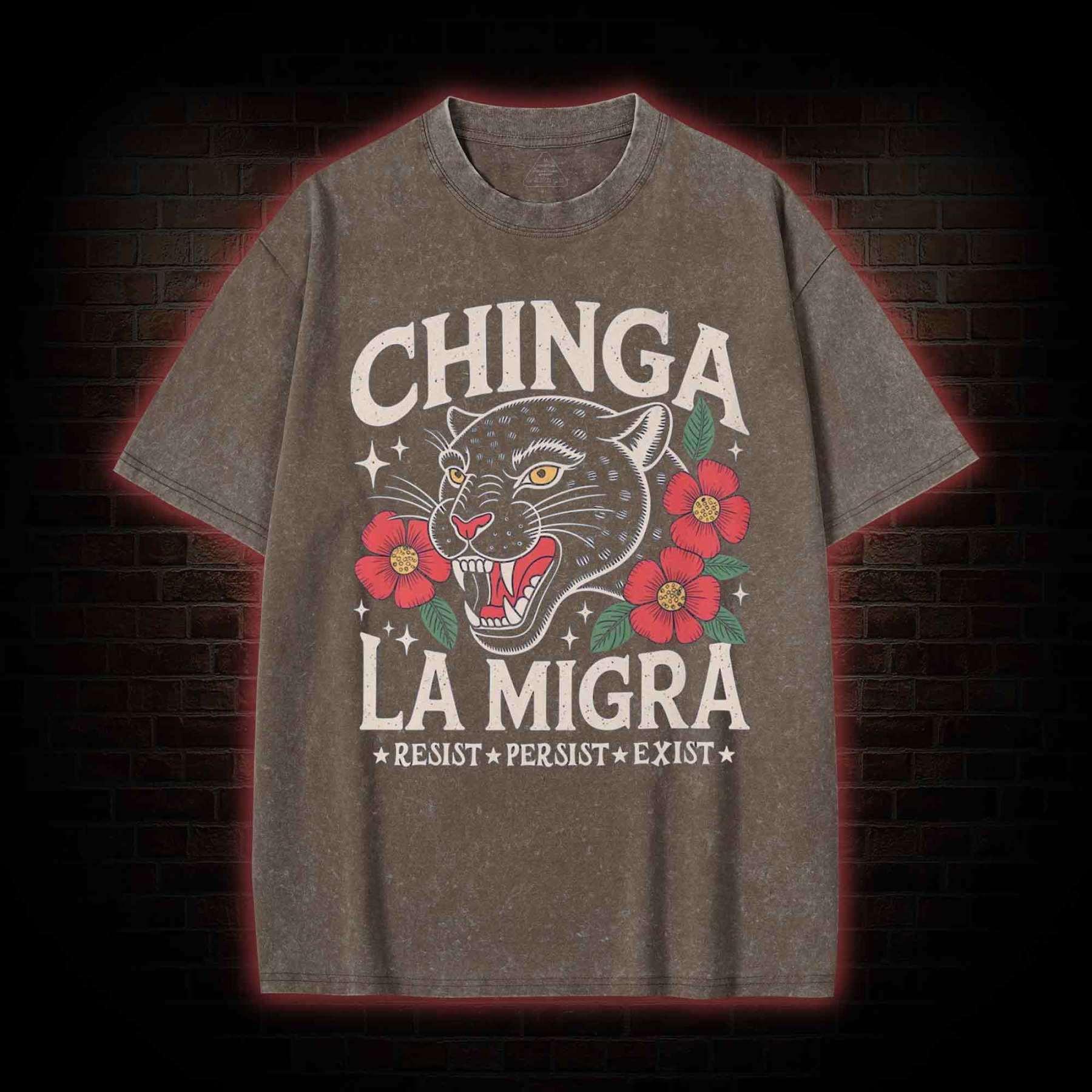 Persist Exist Washed T-shirt