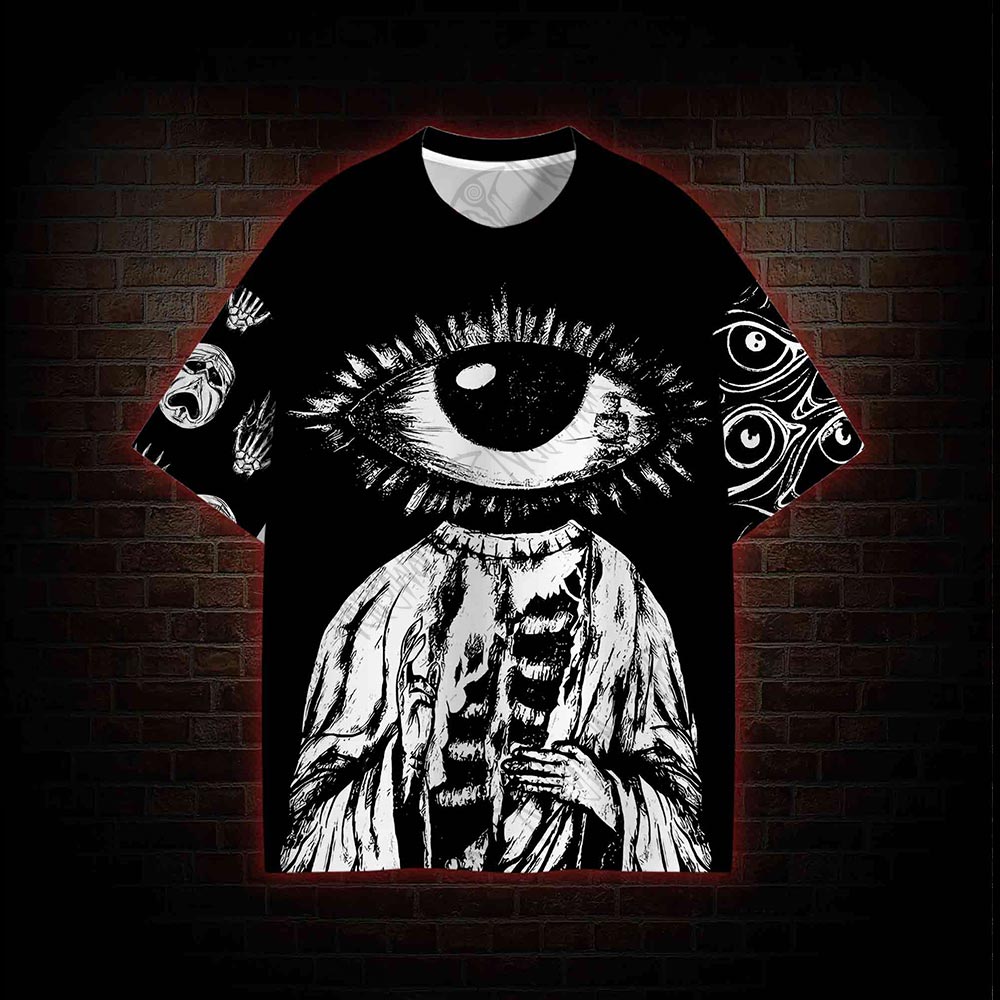 Creepy Eyes Graphic T-shirt