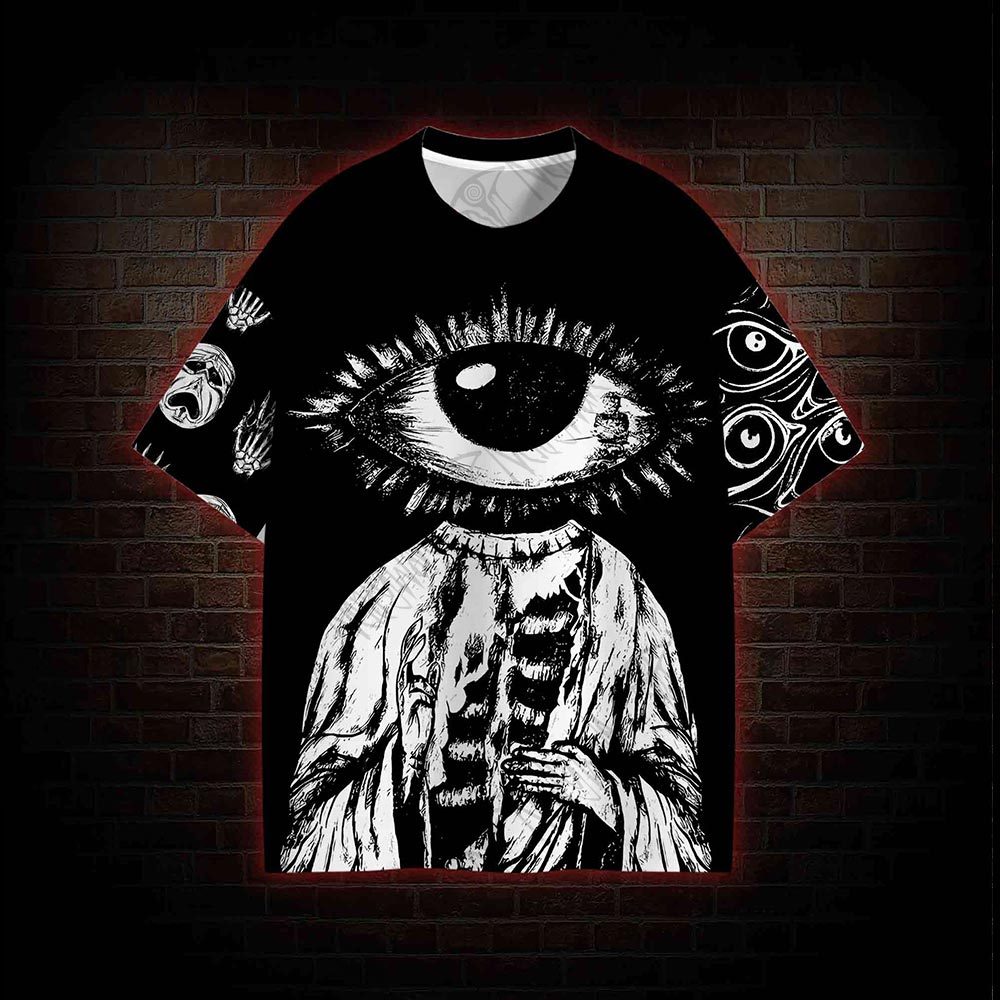 Creepy Eyes Graphic T-shirt