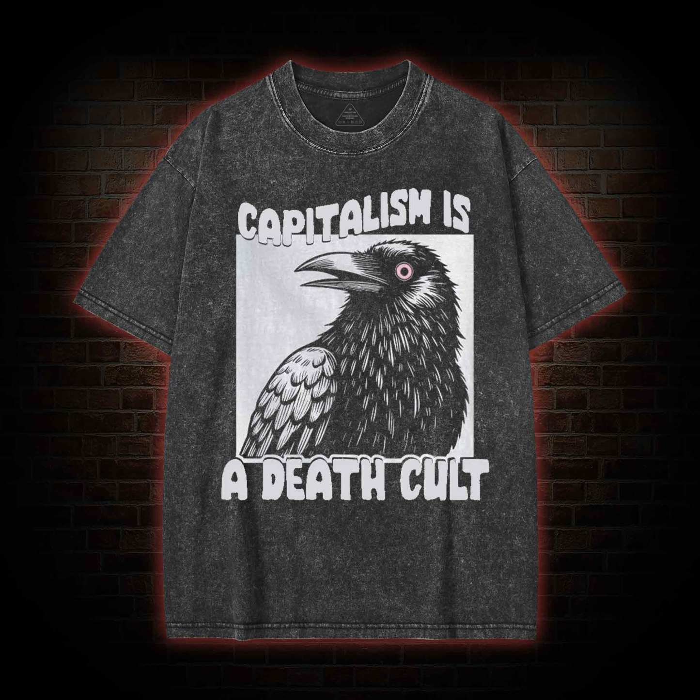 Vintage Capitalism is A Death Cult Washed T-shirt