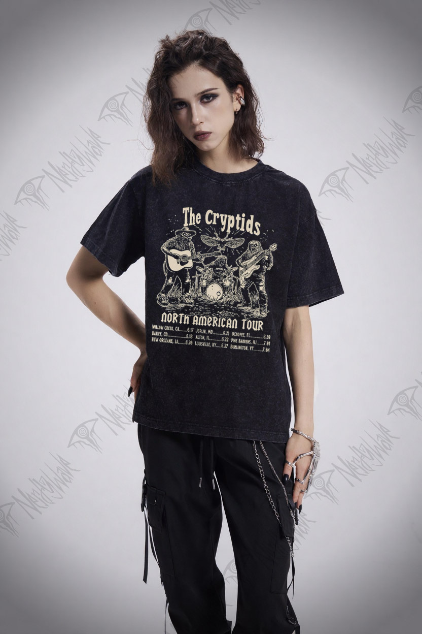 The Cryptids Band Washed T-shirt