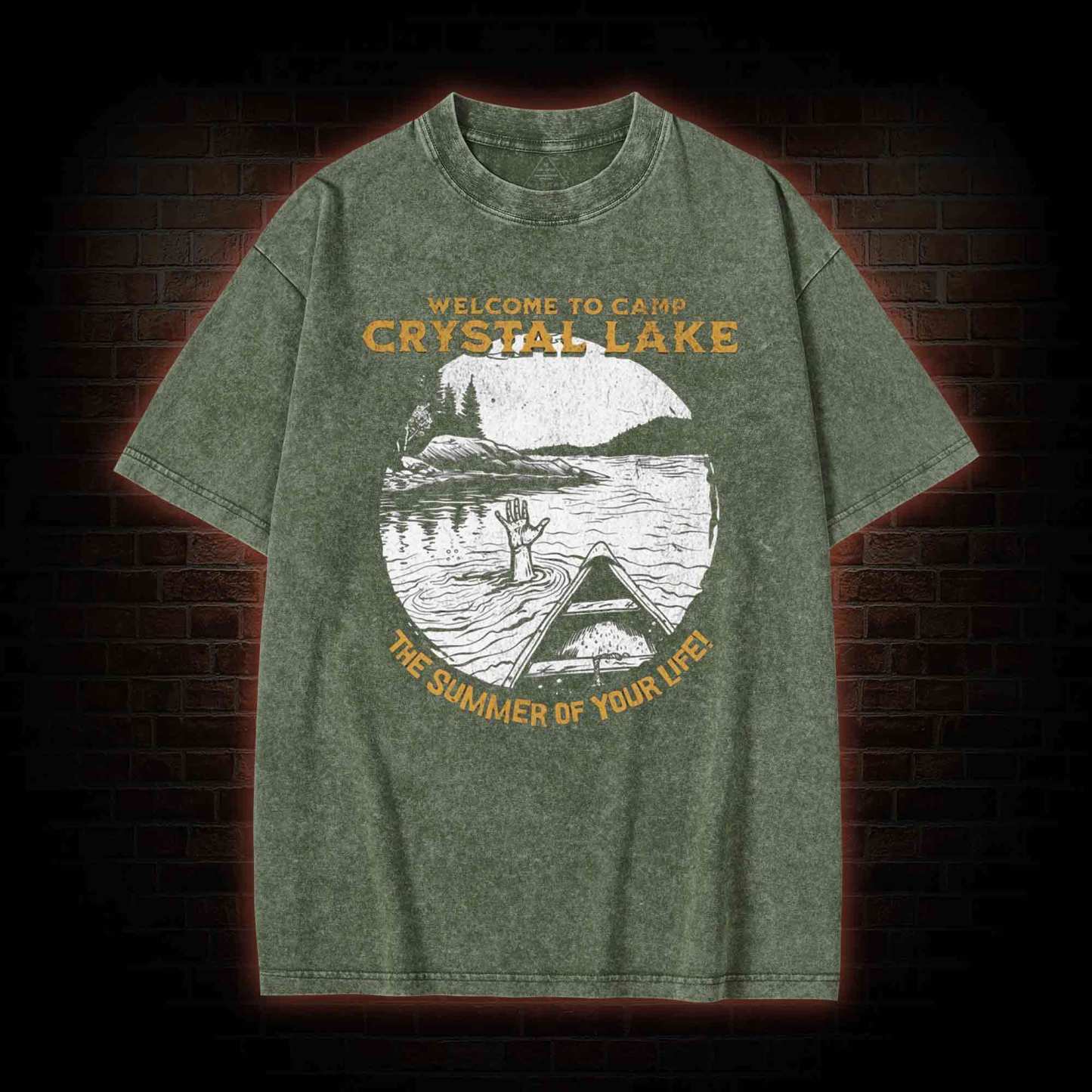 Camp Crystal Lake Washed T-shirt