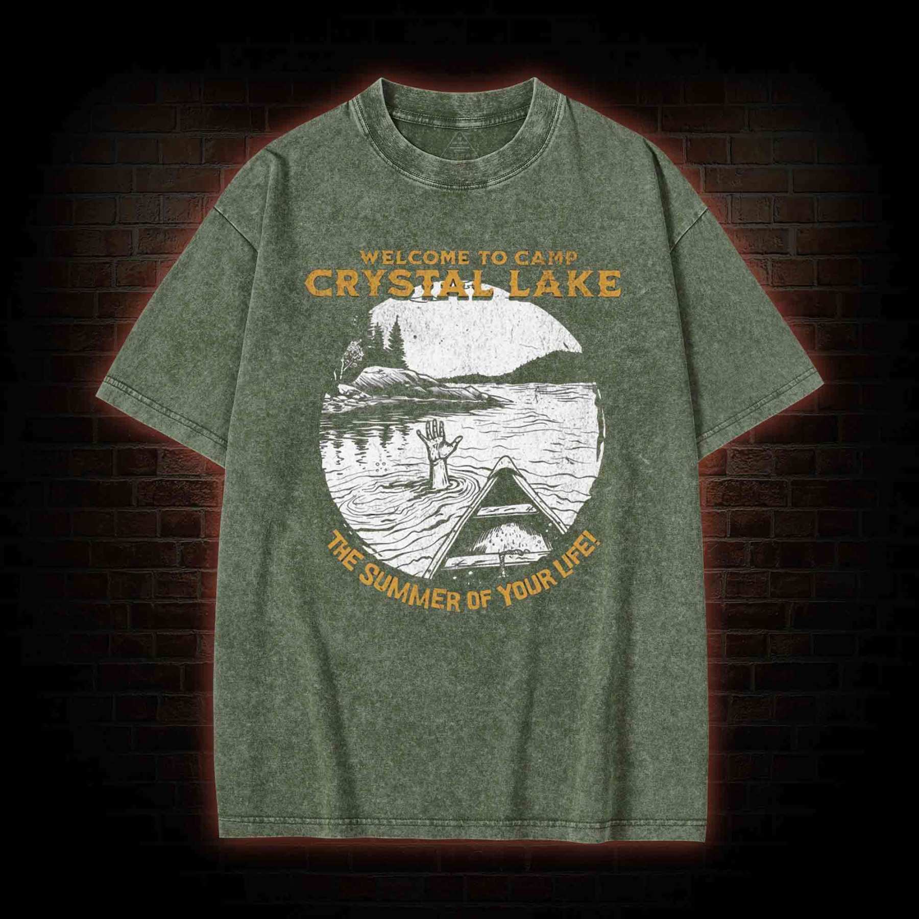 Camp Crystal Lake Washed T-shirt