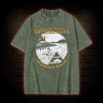 Camp Crystal Lake Washed T-shirt