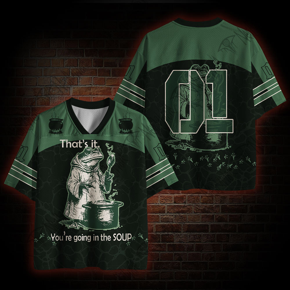 You're going in the Soup Mesh Jersey