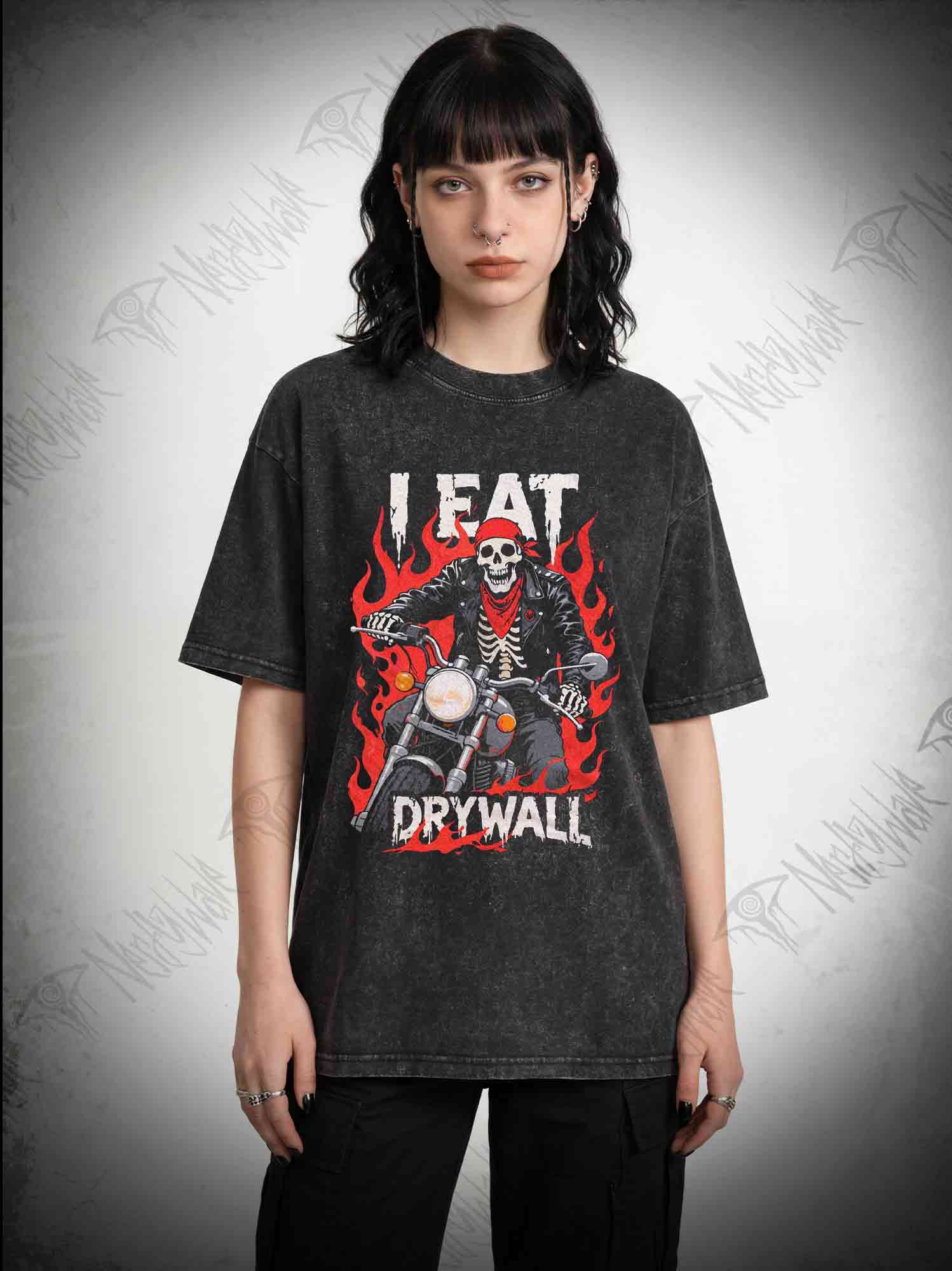 I Eat Drywall Washed T-shirt