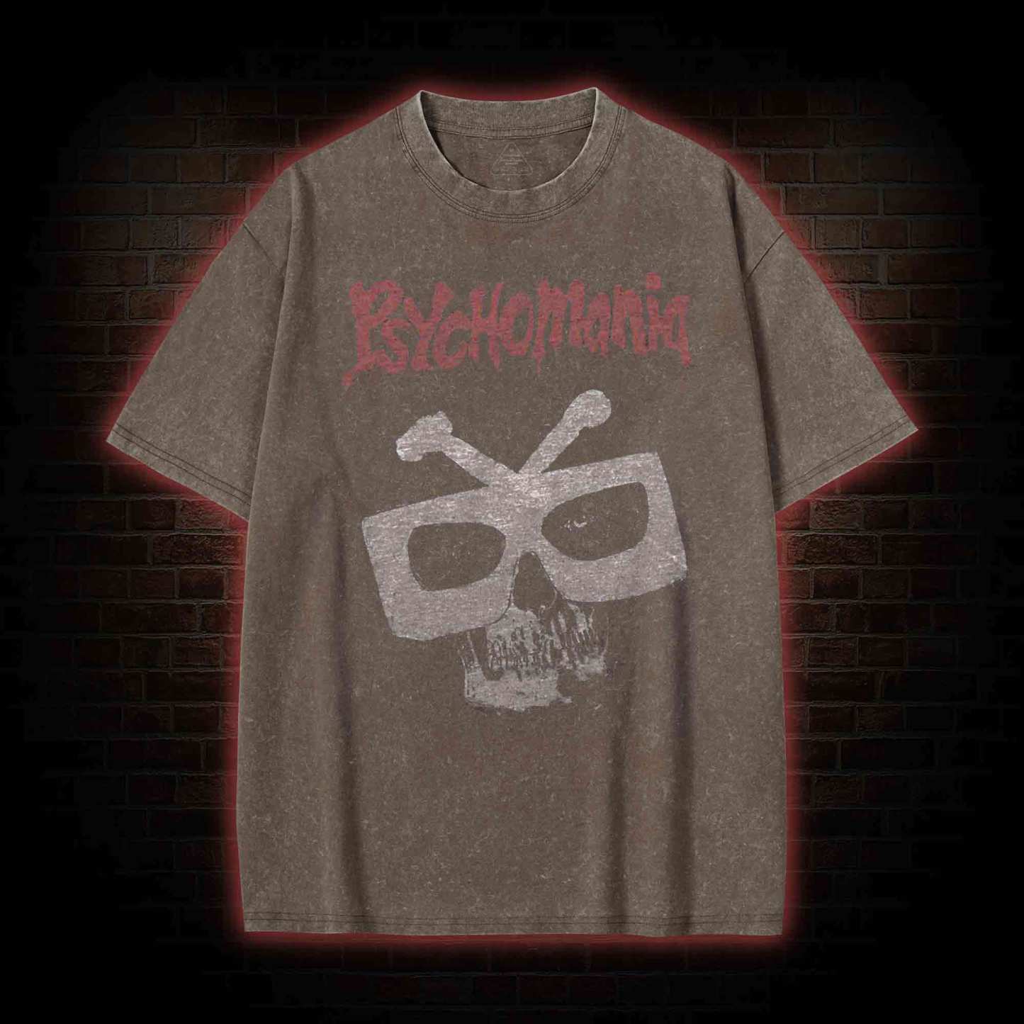 I've Always Fancied Driving Through a Brick Wall Washed T-shirt