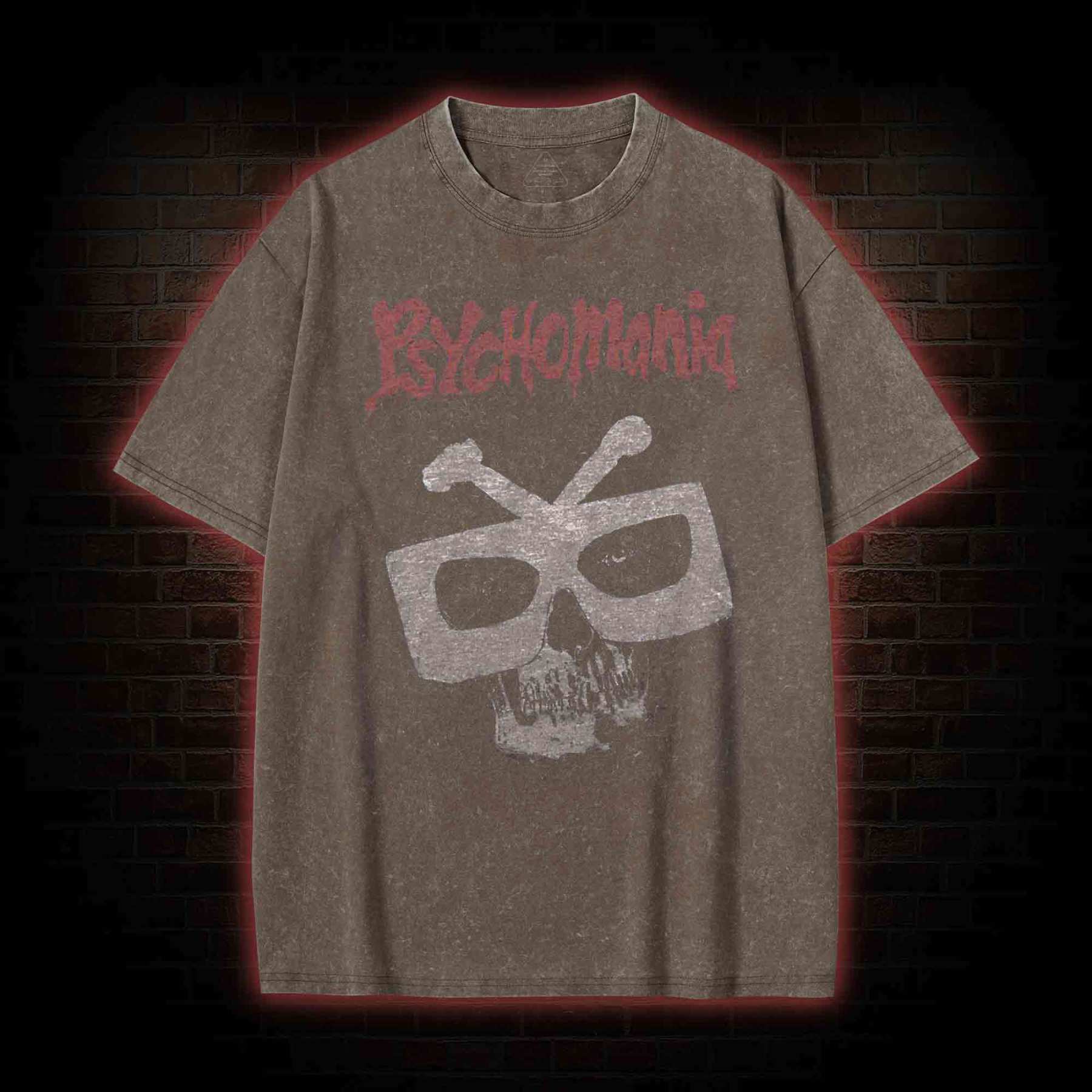 I've Always Fancied Driving Through a Brick Wall Washed T-shirt