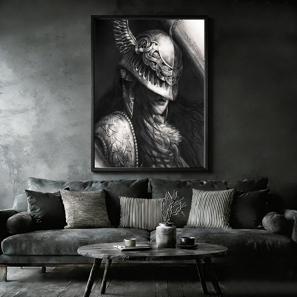 Goddess of Rot Framed Canvas Print