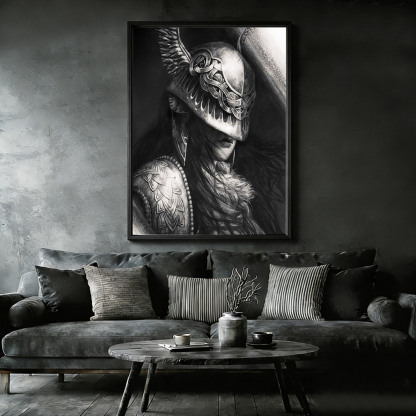 Goddess of Rot Framed Canvas Print