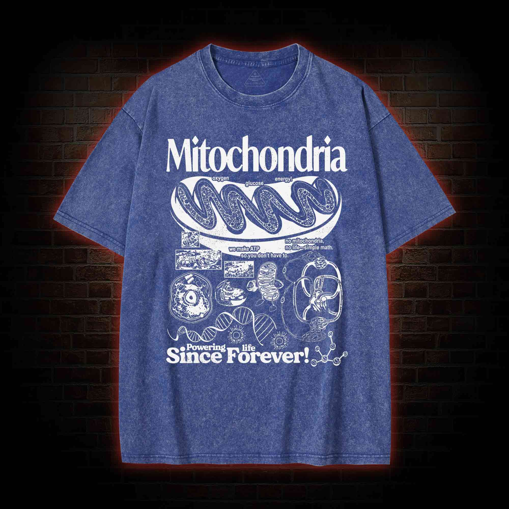 Mitochondria Vintage Washed T-shirt
