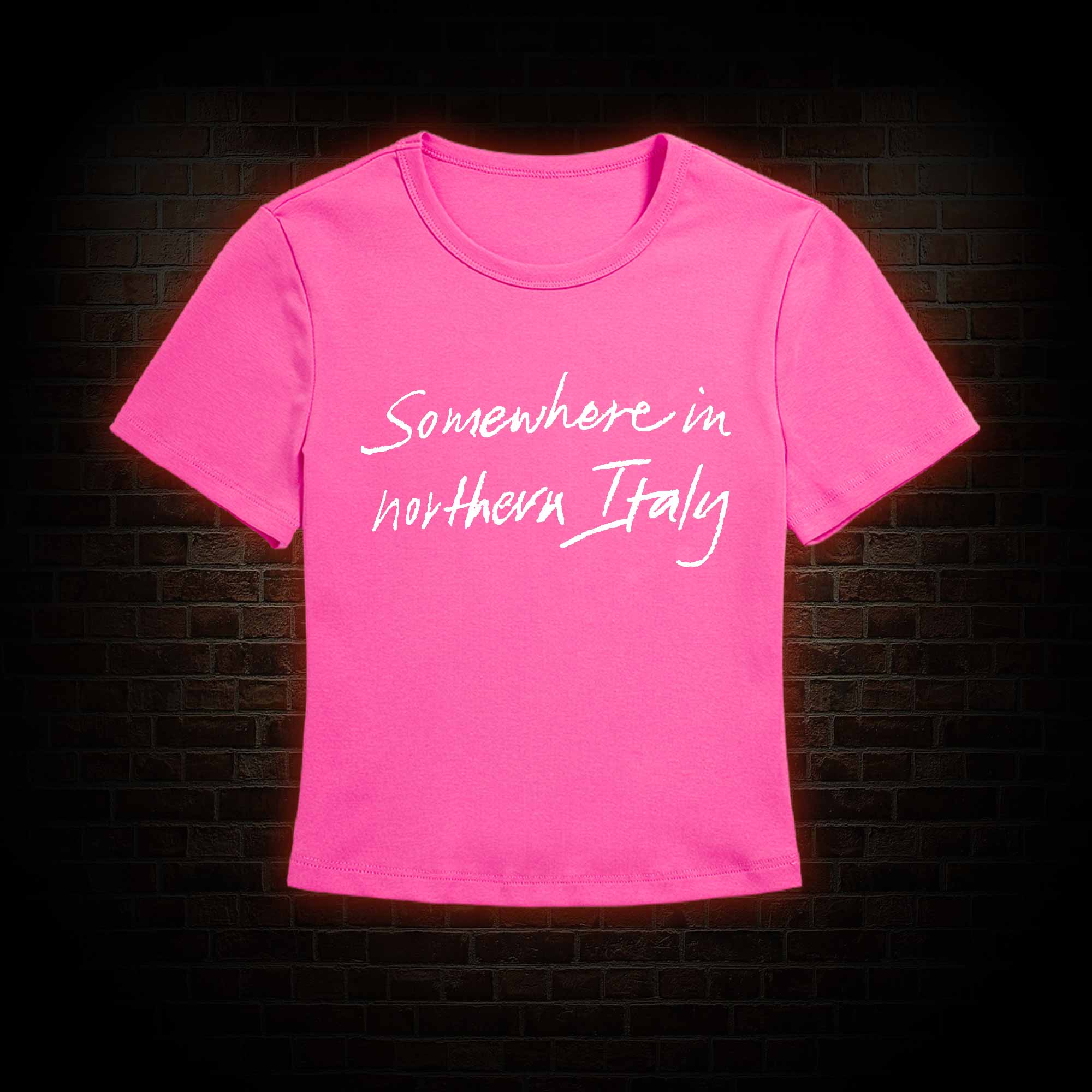 Somewhere In Northern Italy Slim Fit T-Shirt