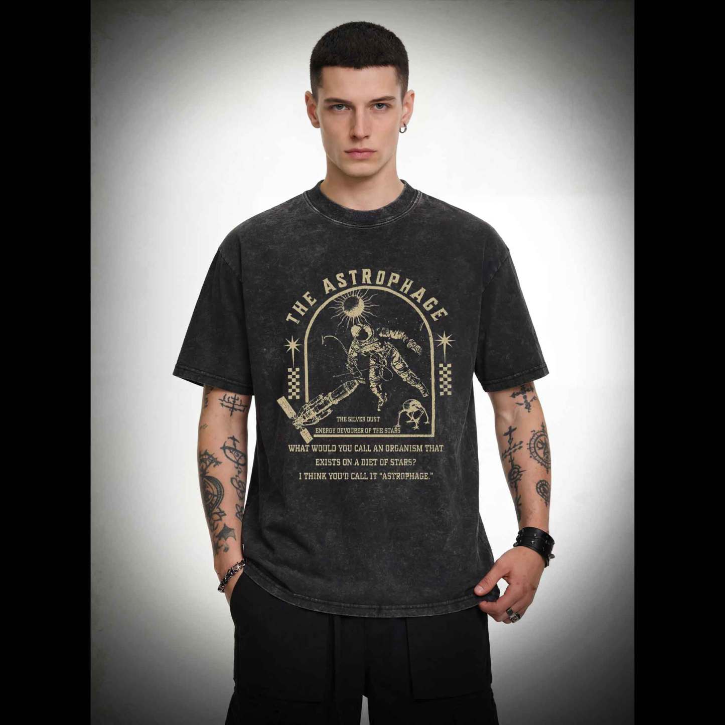 Astrophage Vintage Washed T-shirt