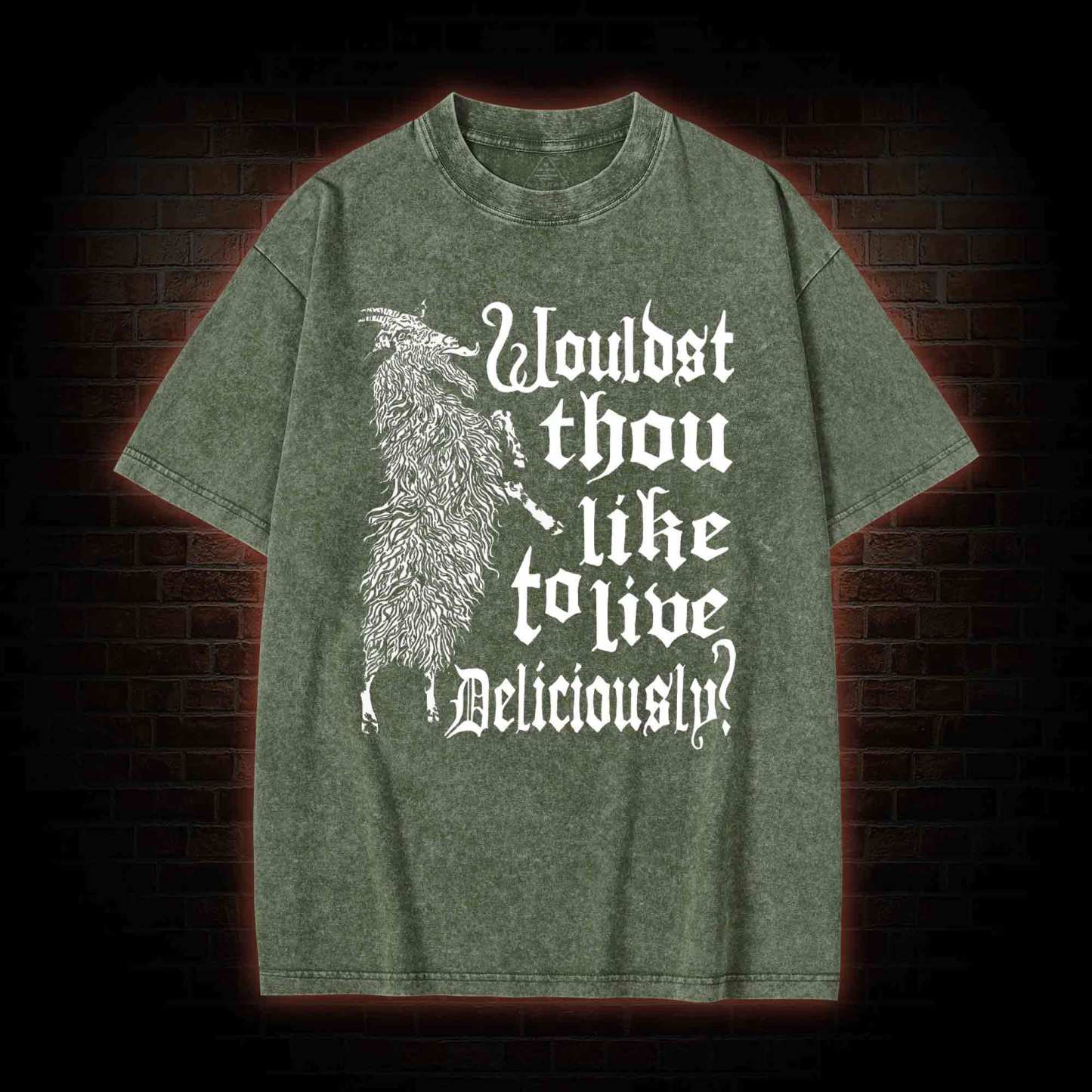 Live Deliciously Black Phillip T-shirt